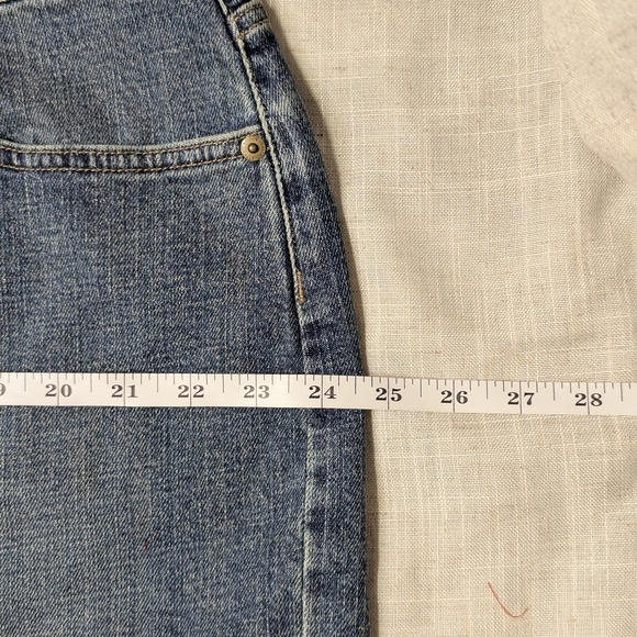 LRL Lauren Ralph Lauren Jean Skirt Size 18W Cotton Blend Classic Vintage Pencil - Picture 6 of 7